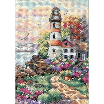 Beacon At Daybreak by Dimensions Gold Petites Collection 2020 Counted Cross Stitch Kit