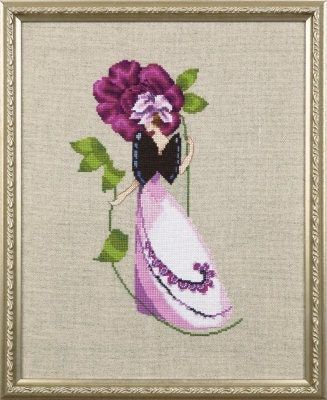 Sultanas Rose by Nora Corbett 2022  Rose Couture Collection Cross stitch pattern, Bead set