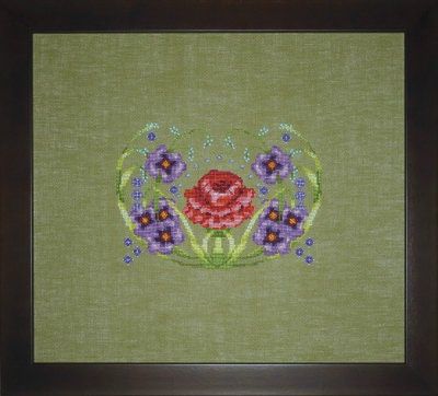 Posey by Nora Corbett 2023 Boerum Decorum Collection Cross stitch pattern