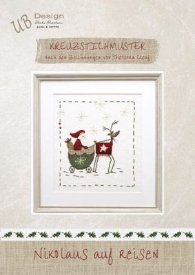 Nikolaus auf Reisen (St. Nicholas on a trip) by UB-Design (Germany) Counted cross-stitch pattern