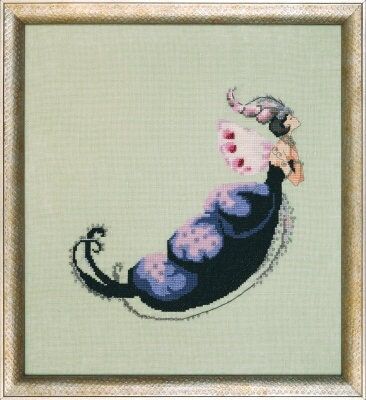 Miss Spotted Beetle by Nora Corbett 2022 Fluttering Fashion Collection Cross stitch pattern, embellishment pack