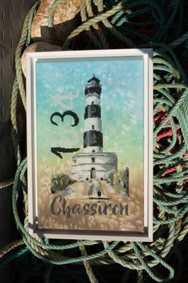 Chassiron 1834 by Isabelle Haccourt Vautier Collection Oleron by ISA Printed cross stich pattern