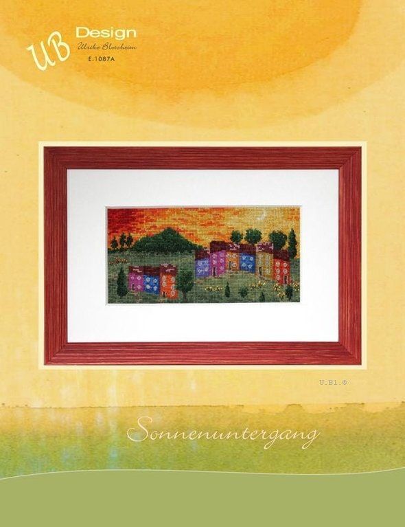 Sunset (Sonnenuntergang) by UB-Design (Germany) Counted cross-stitch pattern