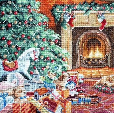 Cozy Christmas by LETISTITCH Christmas Counted cross stitch kit 2021