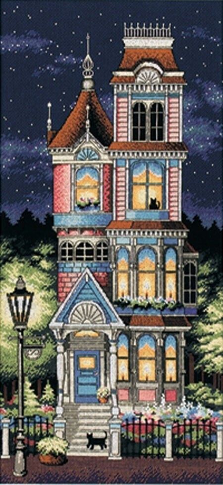 Victorian Charm by Dimensions Classic House Counted Cross Stitch Kit