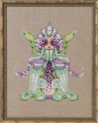 Imperial Lady D Orchid Party by Nora Corbett 2019 cross stitch pattern design, Embellishment Pack