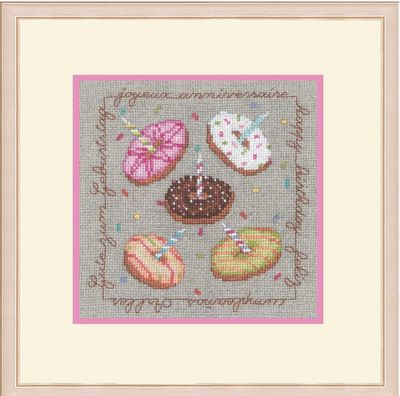 Donuts by Le Bonheur des Dames Counted cross stitch kit
