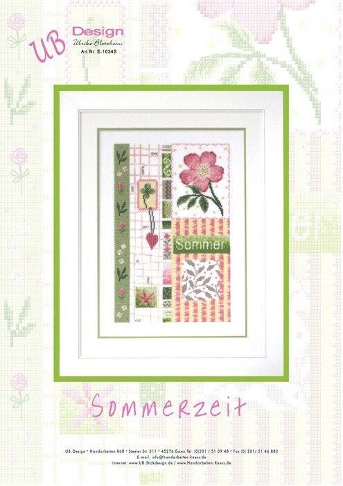 Sommerzeit (Summertime) by UB-Design (Germany) Counted cross-stitch pattern E-1034S
