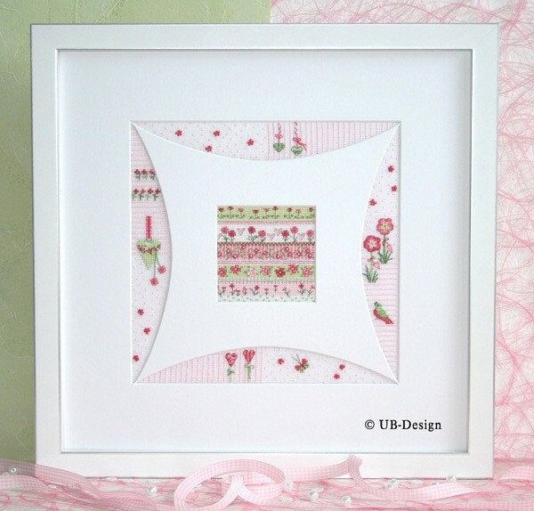Poseidon Rosè (Poseidon rose) by UB-Design (Germany) Counted cross-stitch pattern