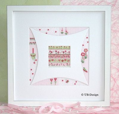 Poseidon Rosè (Poseidon rose) by UB-Design (Germany) Counted cross-stitch pattern