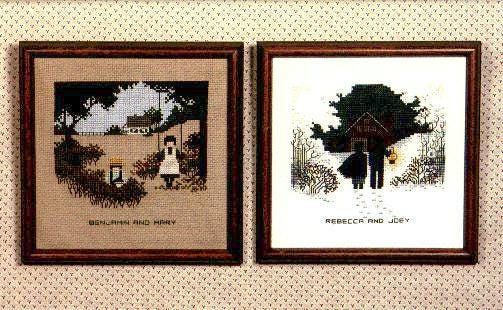 Amish Kids by Told in a Garden. Designer Marilyn Leavitt-Imblum Counted cross stitch pattern