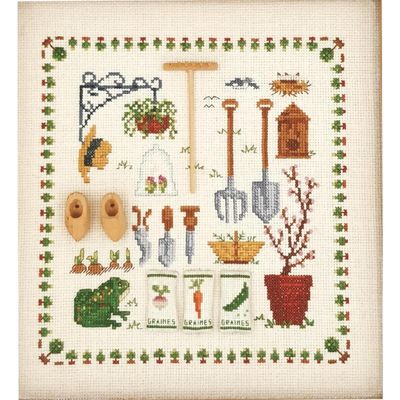 Spring Accessories by Le Bonheur des Dames. Season Collection. Counted cross stitch kit
