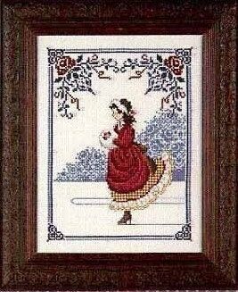 Winter Rose by Lavender &amp; Lace. Designer Marilyn Leavitt-Imblum Winter Counted cross stitch pattern