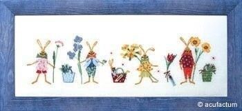 Spring fantasy (Frühlingsphantasie) by Acufactum Spring &amp; Summer Collection Counted cross-stitch kit