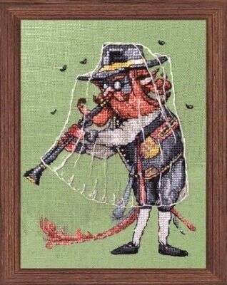 Le Shratel de Prague (The Shrivel of Prague) - Robin&#39;s Orchestra by Nimuë Designer Annaïck Chauvel  Fairytale counted cross stitch pattern