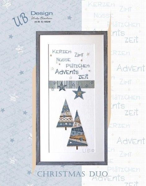 Christmas Duo by UB-Design (Germany) Counted cross-stitch pattern