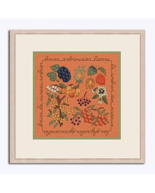 Autumn Flowers by Le Bonheur des Dames Flowers &amp; Plants Collection Counted cross stitch kit