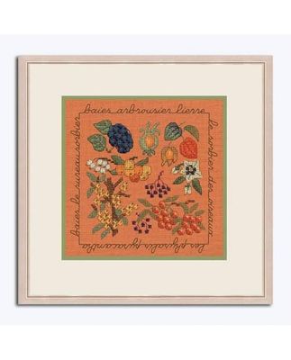 Autumn Flowers by Le Bonheur des Dames Flowers &amp; Plants Collection Counted cross stitch kit