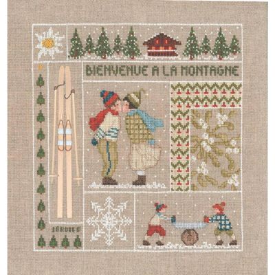 Welcome January by Le Bonheur des Dames Season Collection Counted cross stitch kit