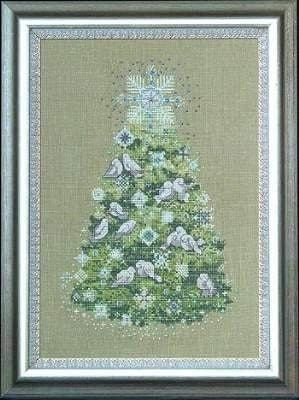 Christmas Tree 2007 by Mirabilia Designs. Cross stitch pattern, Threads &amp; Beads Set