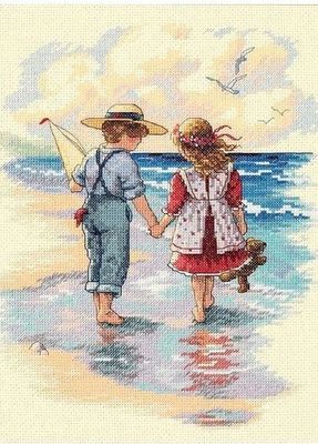 Holding Hands by Dimensions Counted Cross Stitch Kit 14 count