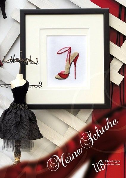 My shoes (Meine Schuhe) Leaflet by UB-Design (Germany) Counted cross-stitch patterns