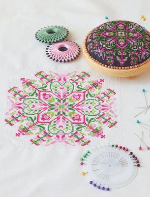 Bulgarie (Bulgaria) by Isabelle Haccourt Vautier 2023 Torchons collection Printed cross stich pattern