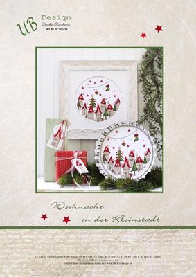 Weihnacht in der Kleinstadt (Christmas in a small town) by UB-Design (Germany) Counted cross-stitch pattern