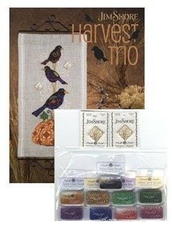 Harvest Trio by Mill Hill 2008 Designer Jim Shore Publications Printed pattern