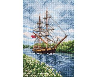 With the flavour of salt, wind and sun Collection by RTO. Сounted Cross Stitch Kit M853