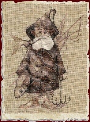 Le Pecheur (The Fisherman) by Nimuë Designer Annaïck Chauvel Fairytale counted cross stitch pattern