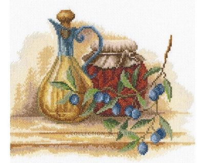 Tuscan Still Life by RTO. Сounted Cross Stitch Kit
