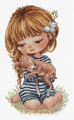 The Nearby Friends by HobbyJobby Counted Cross Stitch Kit