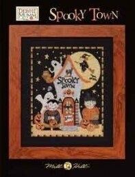 Spooky Town by Mill Hill Debbie Mumm Printed Pattern Halloween pattern 2011