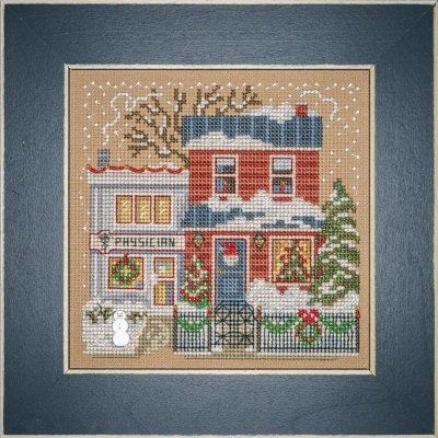 Village Physician - Christmas Village by Mill Hill Winter Series 2023 Buttons and Beads Counted cross stitch with beading embroidery kit