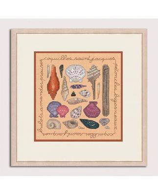 Seashells by Le Bonheur des Dames Seaside Collection Counted cross stitch kit