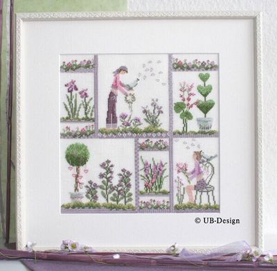 Ich singe ein Lied für Dich (I sing a song for you) by UB-Design (Germany) Counted cross-stitch pattern