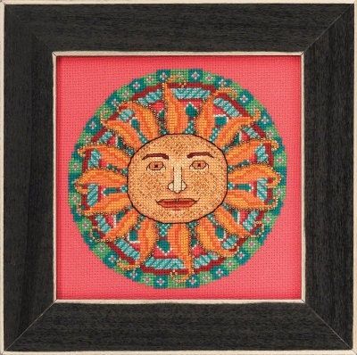 Summer Mandala by Mill Hill 2021 Mandala Quartet series Beaded cross stitch embroidery kit