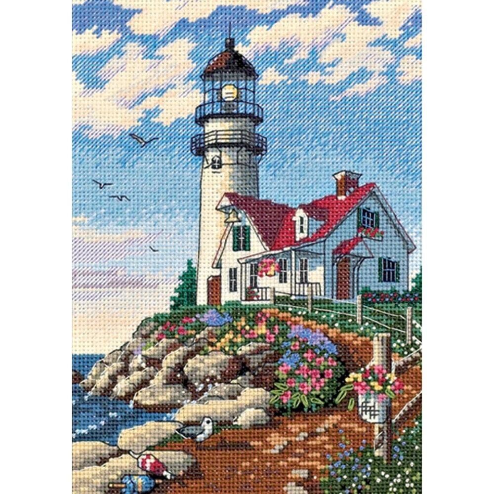 Beacon At Rocky Point by Dimensions Gold Petites Collection Counted Cross Stitch Kit