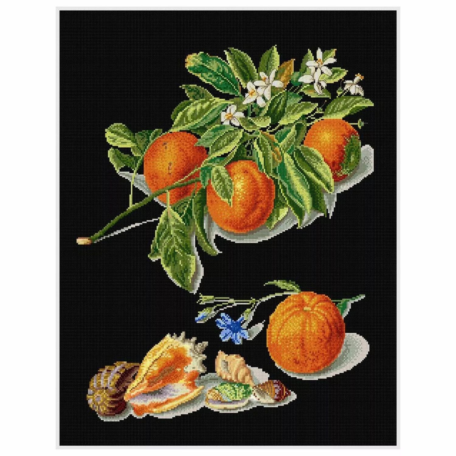 Oranges &amp; Blossoms by Thea Gouverneur Counted Cross Stitch