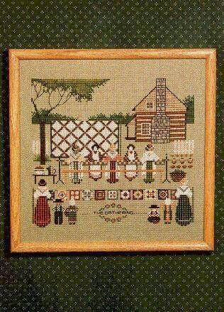 Piecemakers II by Told in a Garden. Designer Marilyn Leavitt-Imblum Counted cross stitch pattern