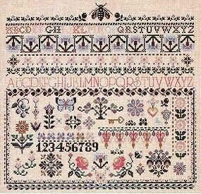Summer Sampler by Butternut Road. Designer Marilyn Leavitt-Imblum Counted cross stitch pattern release 1997
