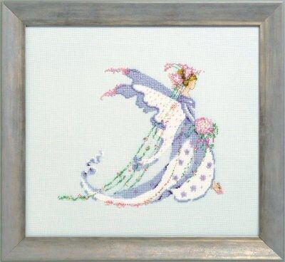 Calla Lily Bride by Nora Corbett 2021 Bridal Bliss Pixies series Counted cross stitch pattern, Embellishment Pack