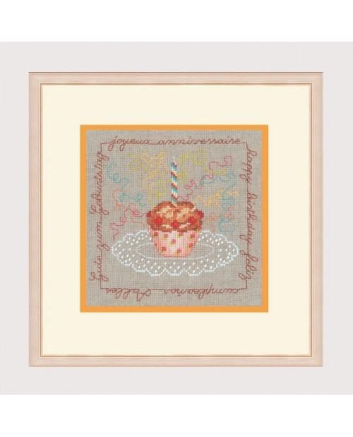 Cupcake by Le Bonheur des Dames Counted cross stitch kit