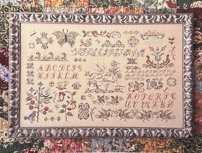 Dove Moor by Rosewood Manor Design 2024. Primitive cross stich pattern, designer Karen Kluba