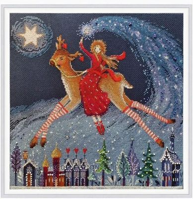 Starry blizzard by RTO. Christmas Сounted Cross Stitch Kit