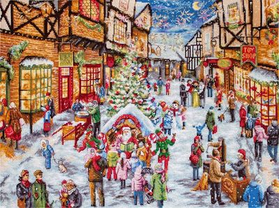 Christmas Eve by LETISTITCH Counted cross stitch kit