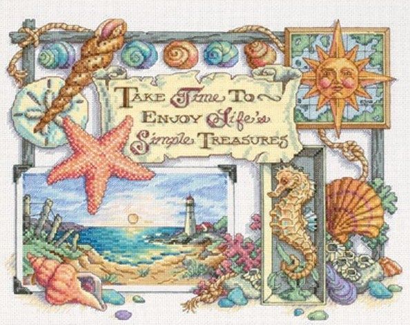 Simple Treasures by Dimensions Counted Cross Stitch Kit