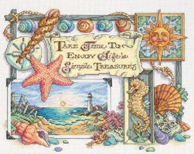 Simple Treasures by Dimensions Counted Cross Stitch Kit