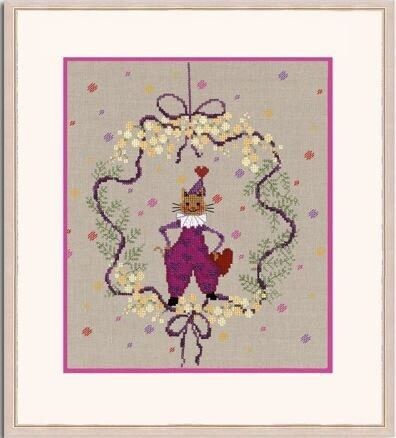 Carnival Cat by Le Bonheur des Dames Counted cross stitch kit